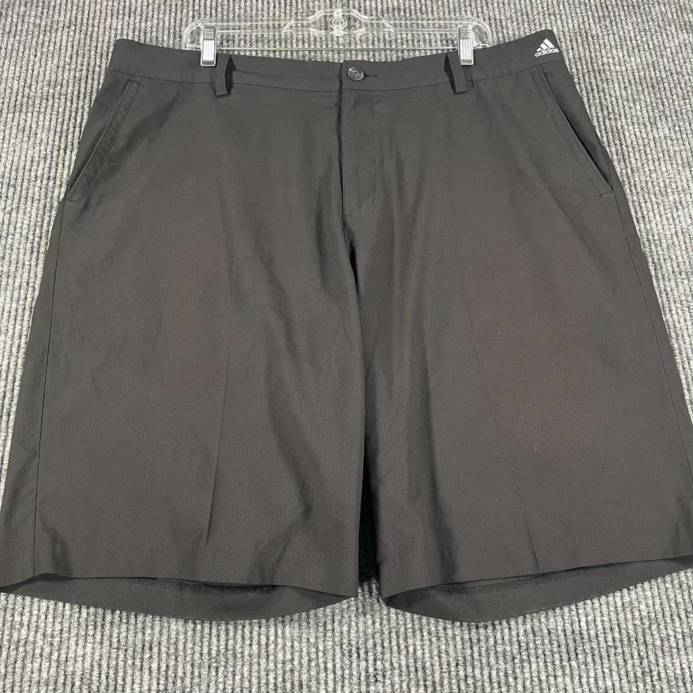 Adidas Mens Shorts Size 38 Black Chino Golf Lightweight Casual Adizero Comfort‎
